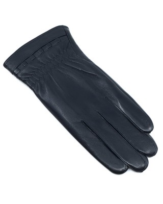 Black leather gloves LEGEND-ACCESSORIES