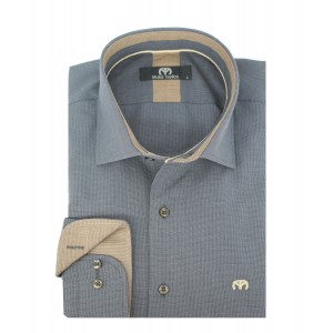 ΑΝΔΡΙΚΟ ΠΟΥΚΑΜΙΣΟ ΤΗΣ ΕΤΑΙΡΕΙΑΣ MAKIS TSELIOS ΣΕ ΓΚΡΙ ΣΚΟΥΡΟ ΧΡΩΜΑ