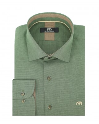 ΑΝΔΡΙΚΟ ΠΟΥΚΑΜΙΣΟ ΣΕ ΛΑΔΙ ΧΡΩΜΑ ΤΗΣ ΕΤΑΙΡΕΙΑΣ MAKIS TSELIOS 