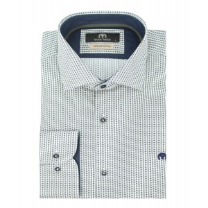 ΑΝΔΡΙΚΟ ΠΟΥΚΑΜΙΣΟ ΜΙΚΡΟΣΧΕΔΙΟ ΣΕ ΜΠΛΕ ΛΑΔΙ ΤΗΣ ΕΤΑΙΡΕΙΑΣ MAKIS TSELIOS 