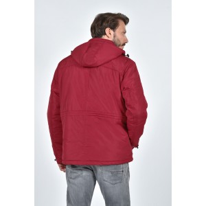 Μακρύ κόκκινο τζάκετ CASTOR Μακρύ κόκκινο τζάκετ CASTOR