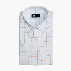 Πουκάμισο καρό κοντομάνικο DUR σε κανονική γραμμή