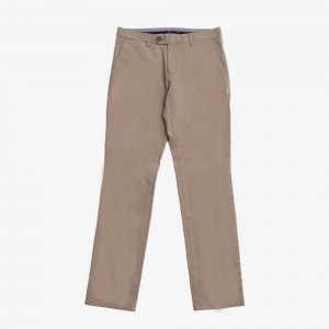 Παντελόνι chino peach touch σε κανονική γραμμή μπεζ Παντελόνι chino peach touch σε κανονική γραμμή μπεζ