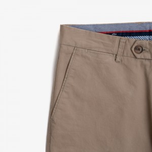 Παντελόνι chino peach touch σε κανονική γραμμή μπεζ Παντελόνι chino peach touch σε κανονική γραμμή μπεζ