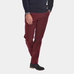 Παντελόνι chino peach touch σε κανονική γραμμή μπορντό Παντελόνι chino peach touch σε κανονική γραμμή μπορντό