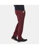 Peach touch chino pants in regular burgundy line