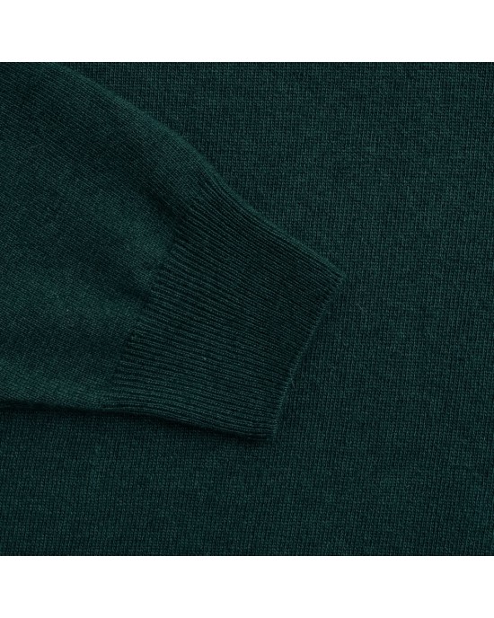 Πουλόβερ DUR cashmere-touch λαιμόκοψη πράσινο