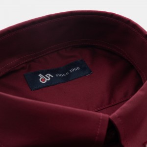 Πουκάμισο DUR μονόχρωμο μπορντό Πουκάμισο DUR μονόχρωμο μπορντό