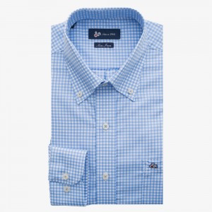 Πουκάμισο DUR VICHY NON-IRON σιέλ καρό