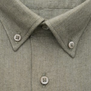 Πουκάμισο DUR φανελένιο σε κανονική γραμμή λαδί Πουκάμισο DUR φανελένιο σε κανονική γραμμή λαδί