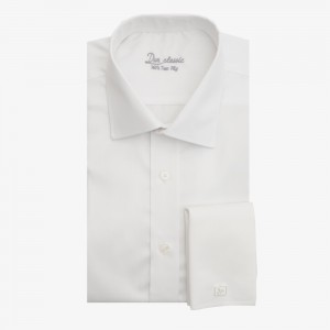 ΠΟΥΚΑΜΙΣΟ DUR ΔΙΚΛΩΝΟ ΔΙΠΛΗ ΜΑΝΣΕΤΑ 140΄S ΣΕ ΚΑΝΟΝΙΚΗ ΓΡΑΜΜΗ ΛΕΥΚΟ