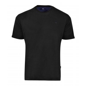 T-SHIRT MAKIS TSELIOS ΜΟΝΟΧΡΩΜΟ ΜΑΥΡΟ T-SHIRT MAKIS TSELIOS ΜΟΝΟΧΡΩΜΟ ΜΑΥΡΟ