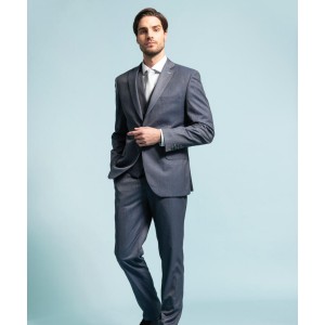 Κοστούμι με ασορτί γιλέκο Makis Tselios γκρι