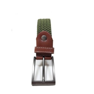 Υφασμάτινη ζώνη sport ελαστική λαδί