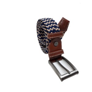 Υφασμάτινη ζώνη sport ελαστική λευκό μπλε