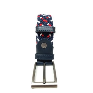 Υφασμάτινη ζώνη sport ελαστική μπλε λευκό κόκκινο