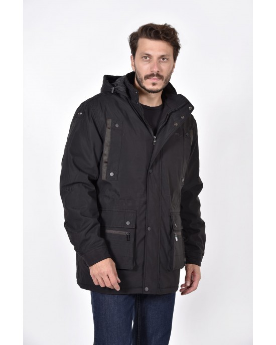 Black castor jacket