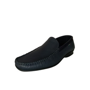 Δερμάτινο τρυπιτό μοκασίνι μπλε Δερμάτινο τρυπιτό μοκασίνι μπλε