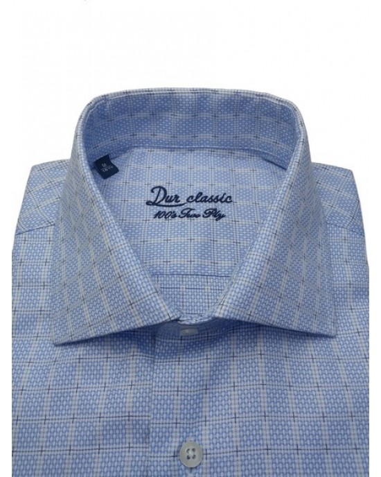 MEN'S DOUBLE LINED CHECK SHIRT SIEL MEN'S DOUBLE LINED CHECK SHIRT SIEL