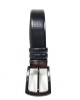 Black studded leather belt