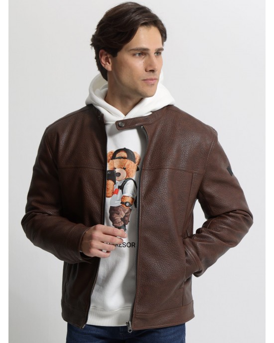 ΑΝΔΡΙΚΟ ΜΠΟΥΦΑΝ ΑΠΟ ΟΙΚΟΛΟΓΙΚΗ ΔΕΡΜΑΤΙΝΗ ΤΗΣ ΕΤΑΙΡΕΙΑΣ TRESOR